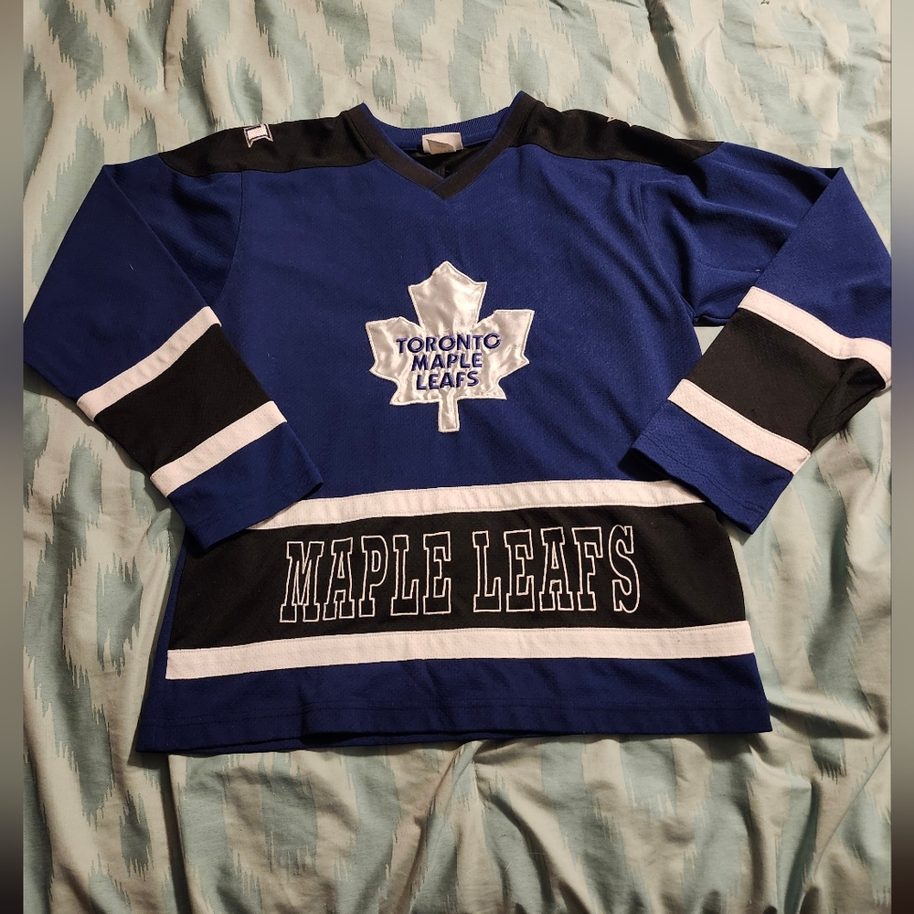 Toronto Maple Leafs NHL VTG Jersey Mighty Mac Sports Youth Size‎ Large ( 14/16 )